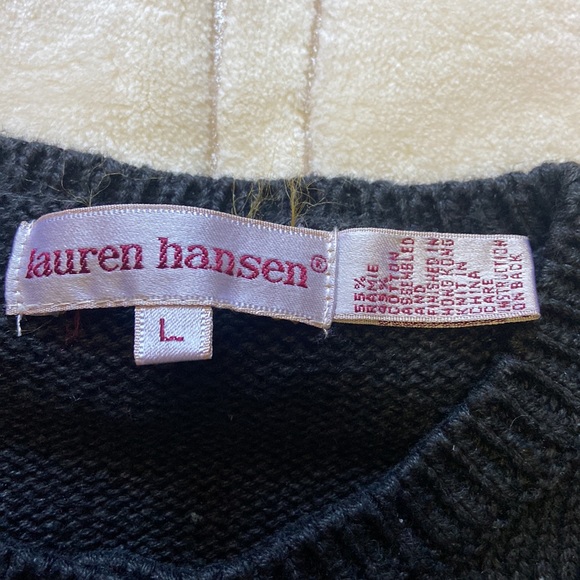 Vintage Lauren Hansen knit teacher cardigan sweater - Picture 3 of 10